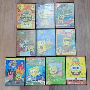 SpongeBob Squarepants DVD lot of 10